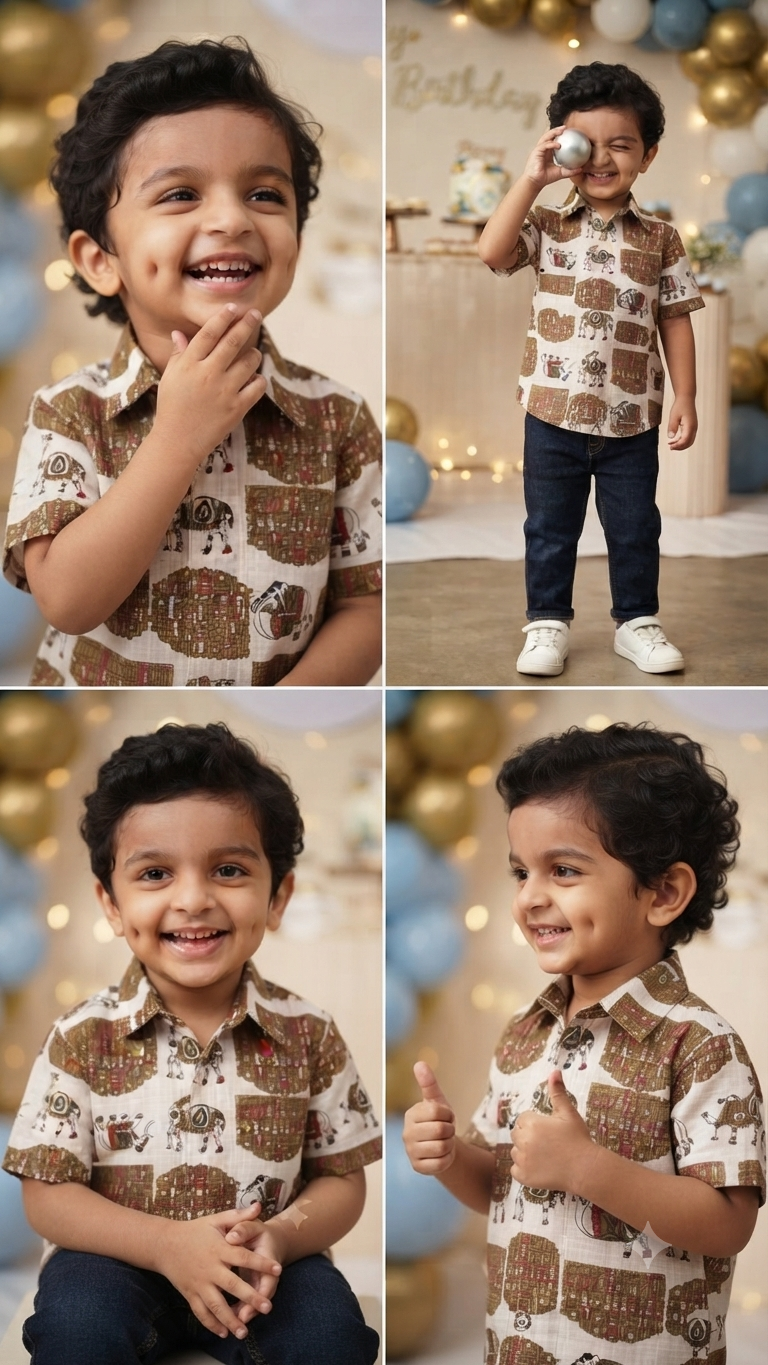 Hawamahal Boys Shirt| Pure Cotton