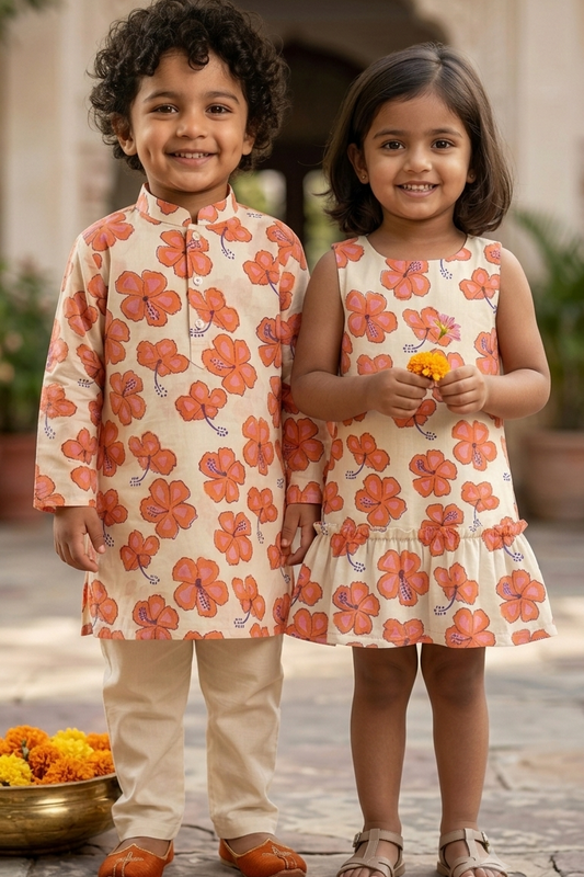 White Gurhal Kurta Pajama Sets for Boys|Pure Cotton
