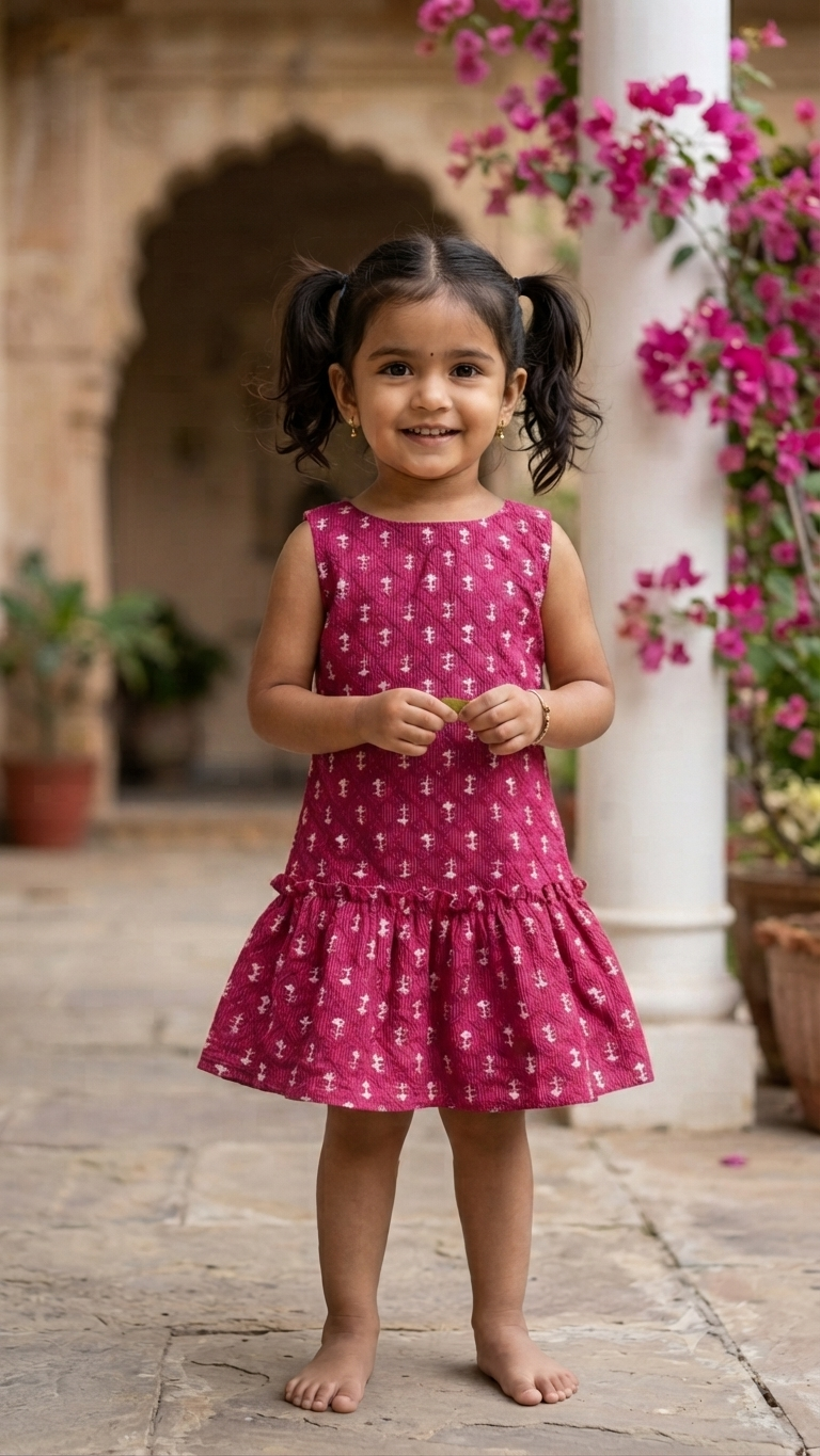 Pink Booti Siblings Twinning Outfit| Pure Cotton