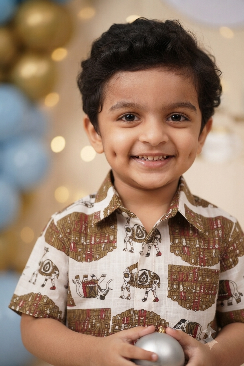Hawamahal Boys Shirt| Pure Cotton
