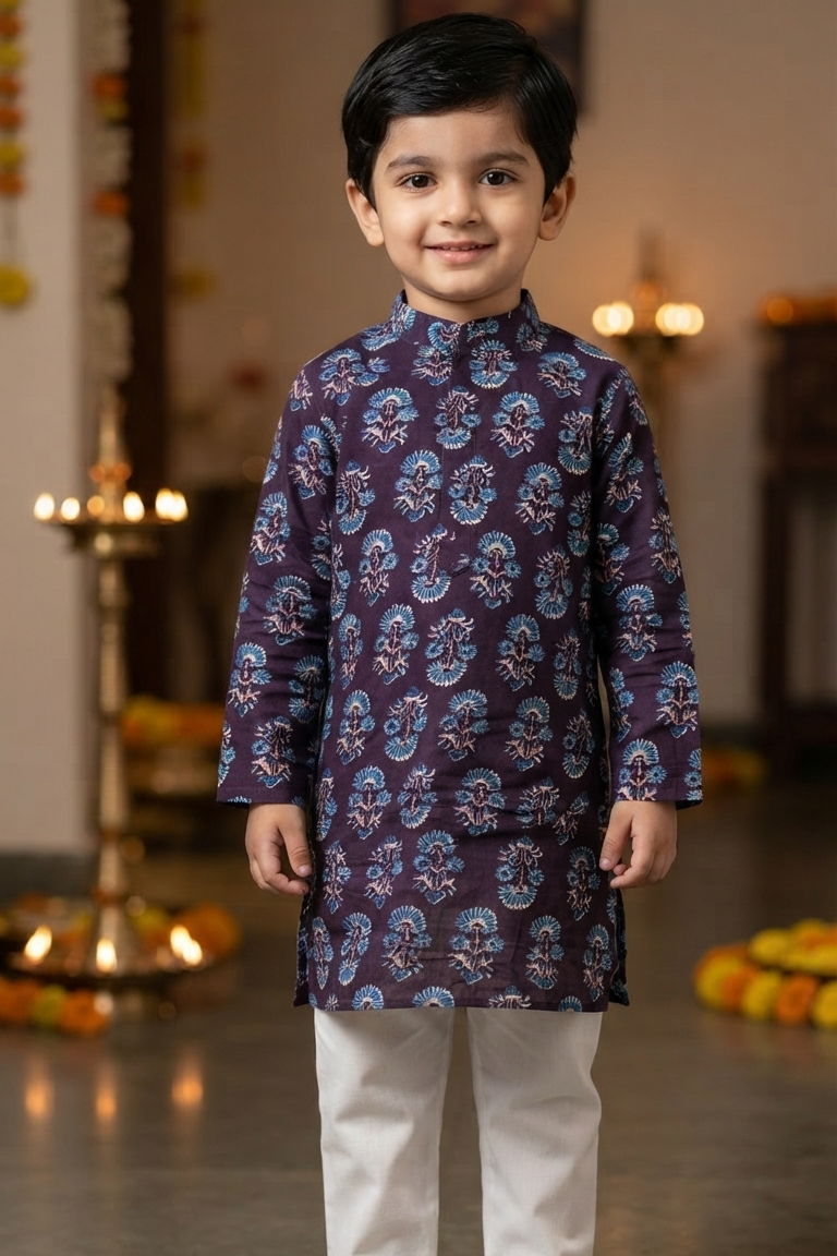 Black Booti Siblings Twinning Outfit| Pure Cotton