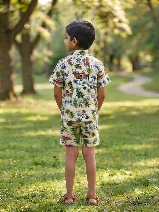 Boys Floral Co-ords Set
